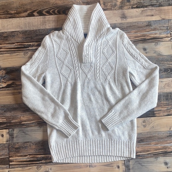 American Eagle Outfitters Other - American Eagle Outfitters Men's Light Gray Turtleneck Sweater